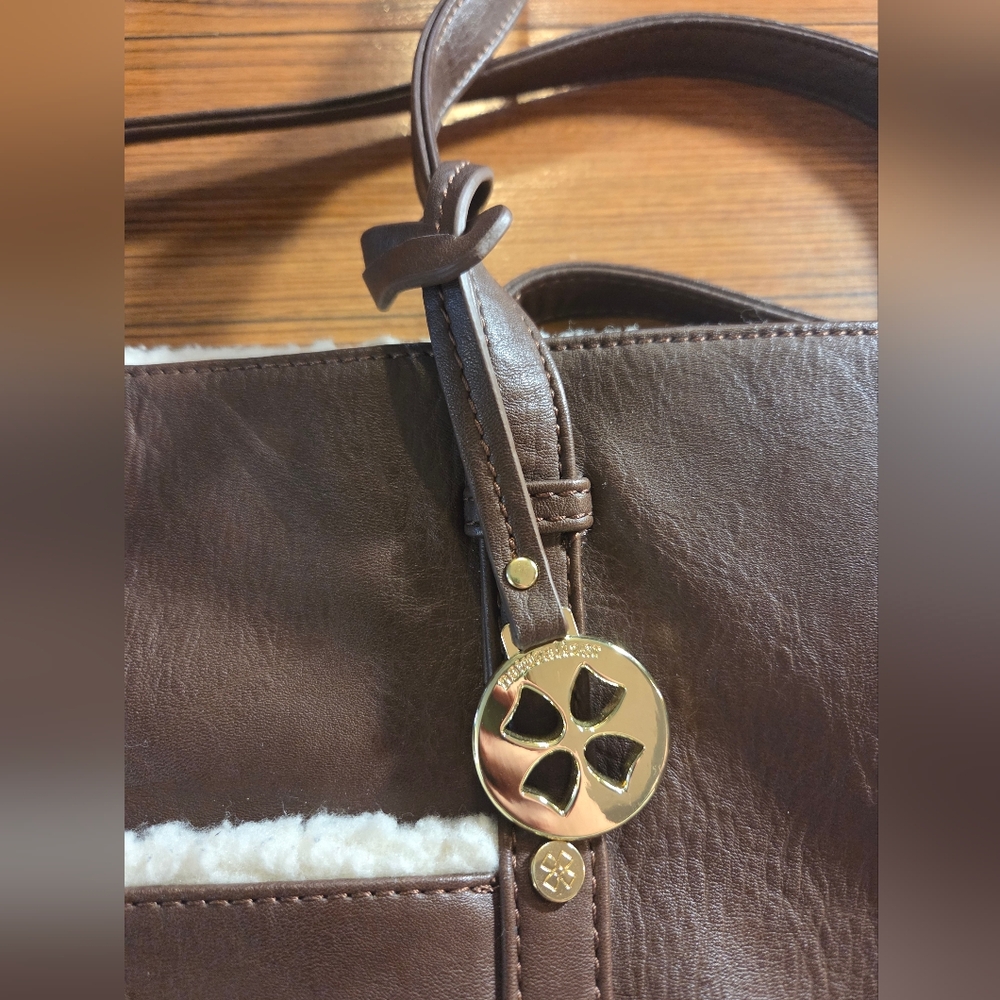 Brown Faux Leather Naturalizer Purse - Picture 2 of 9